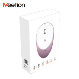 MeeTion R600 ناز صورتی کامپیوتر شخصی کوچک سفر کوچک خاموش 2.4G Wifi Usb Mini لپ تاپ نوری موش های بی سیم موش دارای DPI